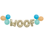 Pawty Animals "Woof" Latex & Foil Letter Balloon Banner Kit