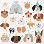 Pawty Animals Dog Luncheon Napkins, 16ct - Foil Stamping