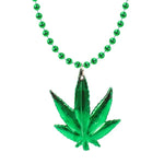 Weed Leaf 33" Bead Necklaces