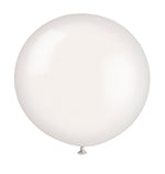 36" Latex Balloons, 6ct - Linen White