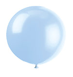 36" Latex Balloons, 6ct - Cool Blue