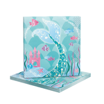 Mermaid Beverage Napkins, 16ct