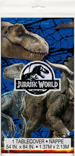 Jurassic World 2 Rectangular Plastic Table Cover, 54" x 84"