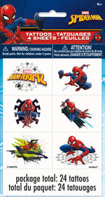 Spider-Man Tattoos, 24ct