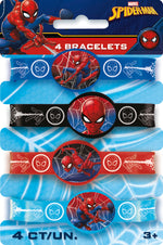 Spider-Man Stretchy Bracelets, 4ct
