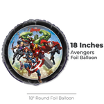 Avengers Round Foil Balloon 18", Packaged