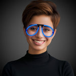 Blue Glow Eyeglasses