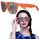 Orange Novelty Custom Sunglasses