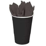 Black 18 oz. Plastic Cups