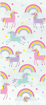 Rainbow & Unicorn Cellophane Bags, 20ct