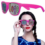 Pink Novelty Custom Sunglasses