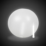 Glow in the Dark White 12" Beach Ball