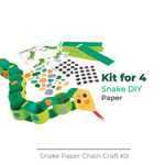 Snake DIY Paper Chain Craft Kit for 4