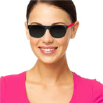 Neon Pink Retro Sunglasses