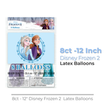 Disney Frozen 2 12" Latex Balloons, 8ct