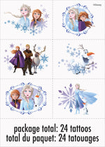 Disney Frozen 2 Tattoos, 24ct
