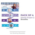 Disney Frozen 2 Stretchy Bracelets, 4ct