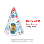 Paw Patrol Party Hats, 8ct