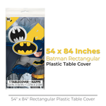 Batman Rectangular Plastic Table Cover, 54" x 84"
