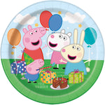 Peppa Pig Round 7" Dessert Plates, 8ct