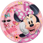 Disney Iconic Minnie Mouse Round 9" Dinner Plates, 8ct