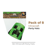 Minecraft Party Hats, 8ct