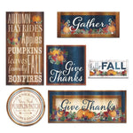 Thanksgiving Foil Cutouts