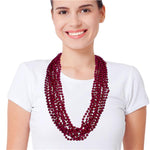 Pink 7mm Bead 33" Necklaces