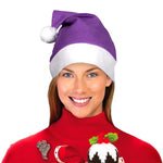 Purple Santa Hats