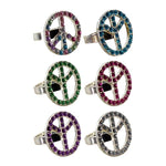 Peace Bling Rings