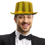 Gold Sequin Top Hat