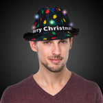 LED Merry Christmas Fedora Hat
