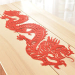 Chinese Red New Year Table Runner