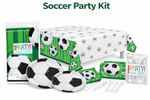 3D Soccer Birthday Kit - Complete Party Set for 8 Guests - GOOD