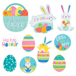 Easter Mini Glitter Cutouts