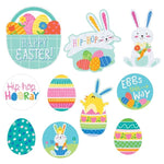 Decorative Party Easter Mini Glitter Cutouts