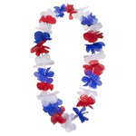Patriotic 38" Silk Flower Leis