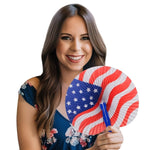 Patriotic Folding Fans