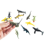 Whale & Shark Toy Figures