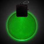 Green LED Round Medallion