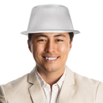 Silver Plastic Top Hats
