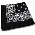 Black Cotton Bandanas