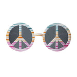 Peace Sign Tie Dye Glasses