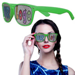 Green Novelty Custom Sunglasses
