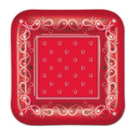 Red Bandana 7" Plates