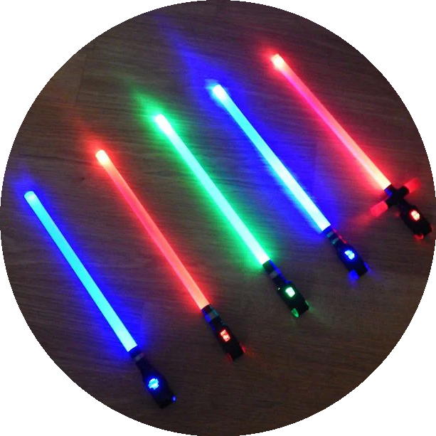 LED Swords, Sabers and Guns