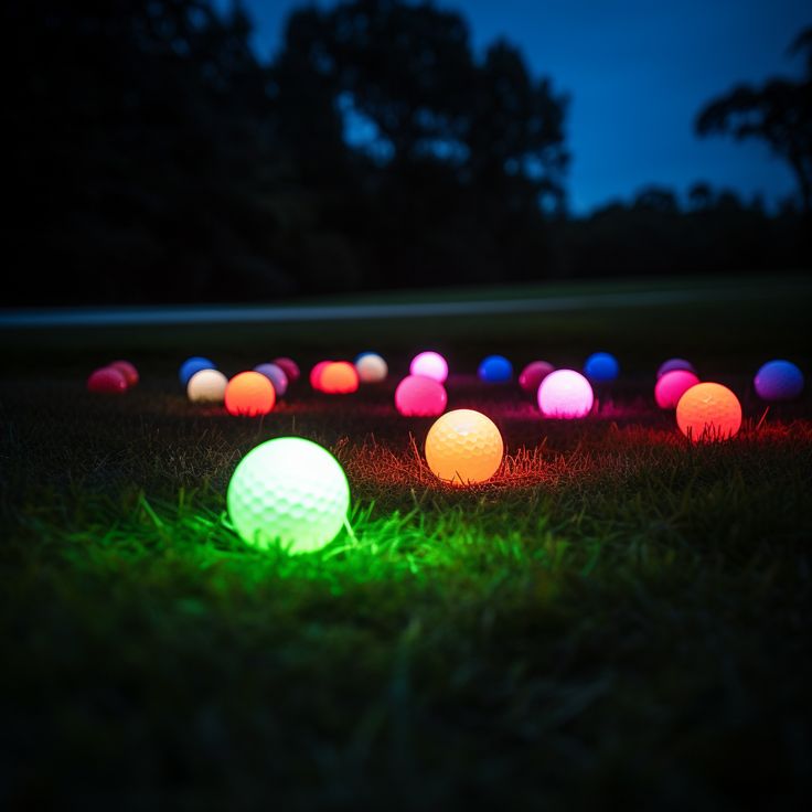 LED Golf Balls