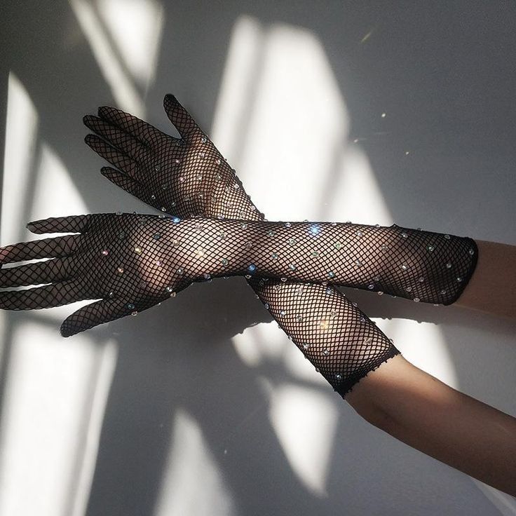 Fishnet Gloves & Sequin Gloves