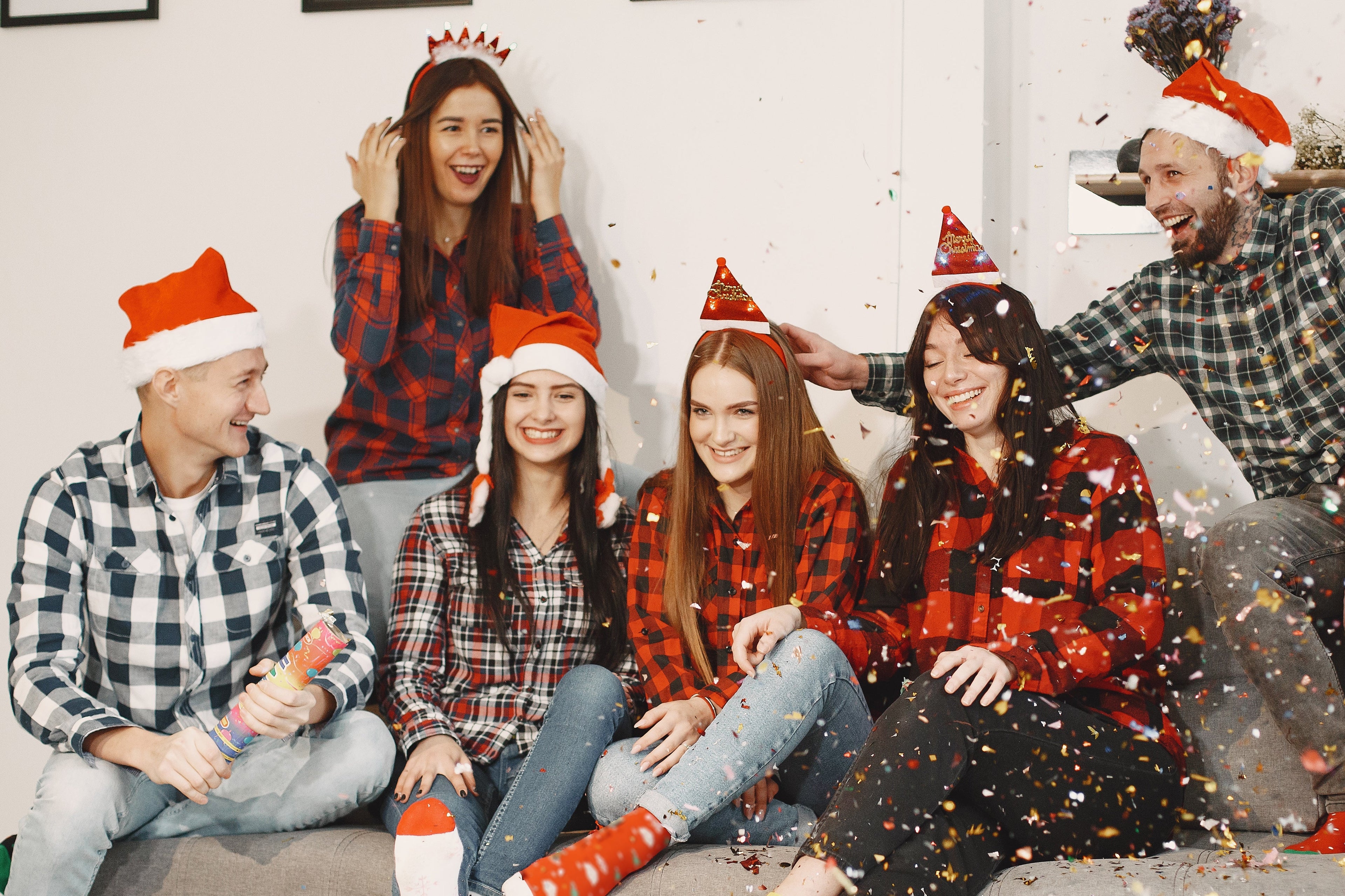 Novelty Christmas Themed Hats & Headbands