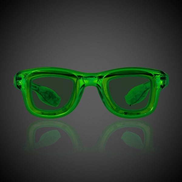 Green LED Retro Sunglasses
